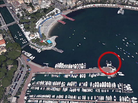 Tricoli Charter - Imbarco di Rapallo